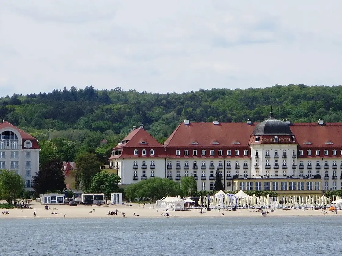 The Baltic coast at Sopot, Poland