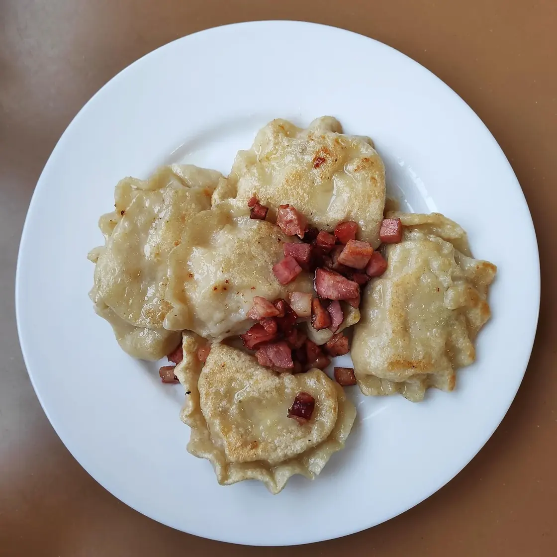 A plate of Polish pierogi