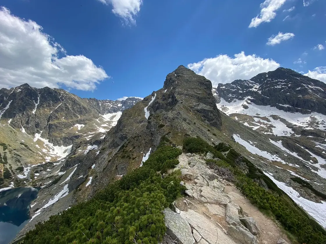 A trail in the Tatra Mountains, Poland