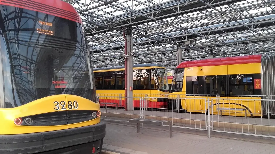 Trams in Warsaw, Poland