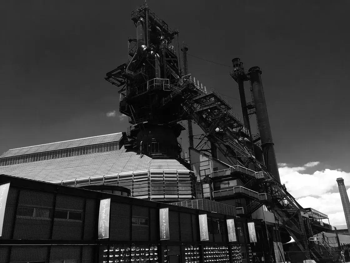 Industrial equipment at a factory